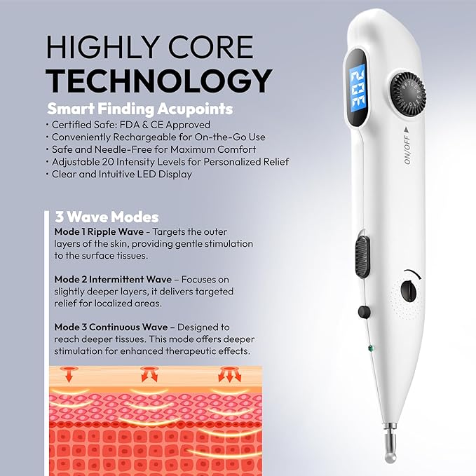 NeuroEase™ TheraPoint Rechargeable Acupuncture Pen